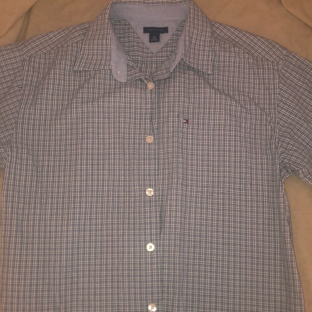 Tommy hilfidger boys button down size XL
